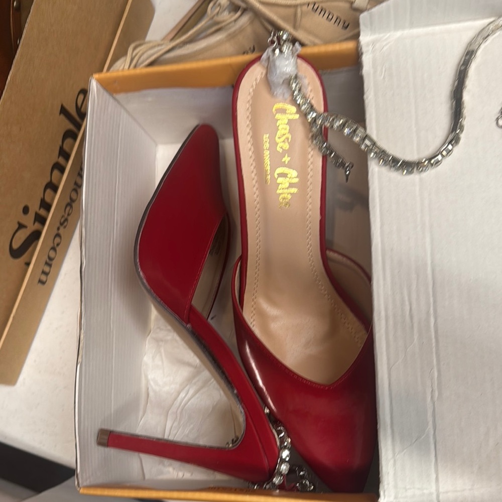 Red Stiletto Heels